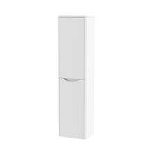Nuie Lunar 350mm Tall Unit Contemporary Satin White MFC Painted Matt 1392x356x253mm - JJ Building Materials
