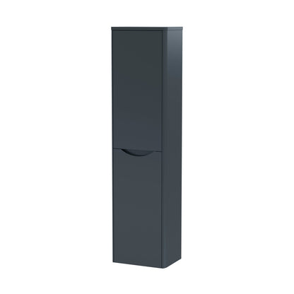 Nuie Lunar 350mm Tall Unit Contemporary Soft Black MFC Painted Matt 1392x356x253mm - JJ Building Materials