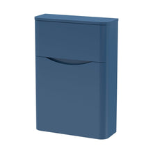 Nuie Lunar 550mm Wc Unit Contemporary Satin Blue MFC Painted Matt 800x550x205mm - JJ Building Materials