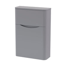 Nuie Lunar 550mm Wc Unit Contemporary Satin Grey MFC Painted Matt 800x550x205mm - JJ Building Materials