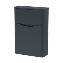 Nuie Lunar 550mm Wc Unit Contemporary Soft Black MFC Painted Matt 800x550x205mm - JJ Building Materials