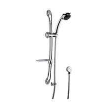 Nuie Luxury Slide Rail Kit Contemporary Chrome Brass ABS 680x215x315mm - JJ Building Materials