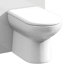 Nuie Mayford 500mm Wc Unit Contemporary Gloss White MFC Painted Gloss 766x500x300mm - JJ Building Materials
