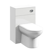 Nuie Mayford 500mm Wc Unit Contemporary Gloss White MFC Painted Gloss 766x500x330mm - JJ Building Materials
