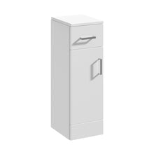 Nuie Mayford Cupboard Contemporary Gloss White MFC Painted Gloss 766x250x300mm - JJ Building Materials