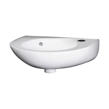 Nuie Melbourne 350mm Wall Hung Basin Contemporary White Vitreous China 145x350x280mm - JJ Building Materials