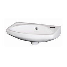 Nuie Melbourne 450mm Wall Hung Basin Contemporary White Vitreous China 155x450x280mm - JJ Building Materials