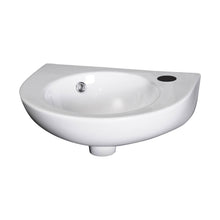 Nuie Melbourne 450mm Wall Hung Basin Contemporary White Vitreous China 165x430x345mm - JJ Building Materials
