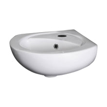 Nuie Melbourne Corner Wall Hung Basin Contemporary White Vitreous China 165x450x445mm - JJ Building Materials