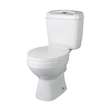 Nuie Melbourne Pan, Cistern & Seat Contemporary White Vitreous China 748x382x635mm - JJ Building Materials