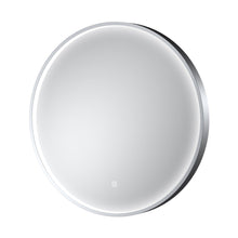 Nuie Mensa Polished Chrome Frame Led Mirror - 600mm Contemporary Aluminium 600x600x47mm - JJ Building Materials