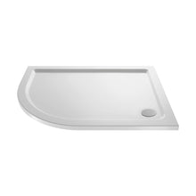 Nuie Offset Quadrant Trays Offset Quad Shower Tray 1000 X 900mm Lh Contemporary White Acrylic Capped ABS Caco3 And Pu - JJ Building Materials