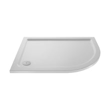 Nuie Offset Quadrant Trays Slip Resistant Offset Quadrant Shower Tray Rh 1200 X 900mm Contemporary European White Acrylic Capped ABS Caco3 And Pu - JJ Building Materials