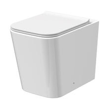 Nuie Orlen Rimless Btw Pan & Soft Close Seat Contemporary White Vitreous China 408x346x530mm - JJ Building Materials