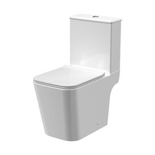 Nuie Orlen Rimless Pan, Cistern & Soft Close Seat Contemporary White Vitreous China 785x365x650mm - JJ Building Materials