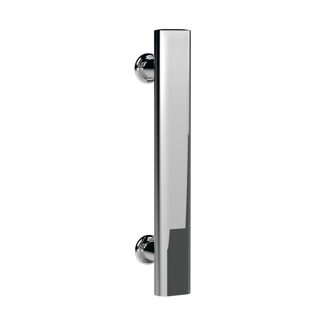 Nuie Pacific Square Chrome Handle Contemporary Stainless Steel 206x30x48mm - JJ Building Materials