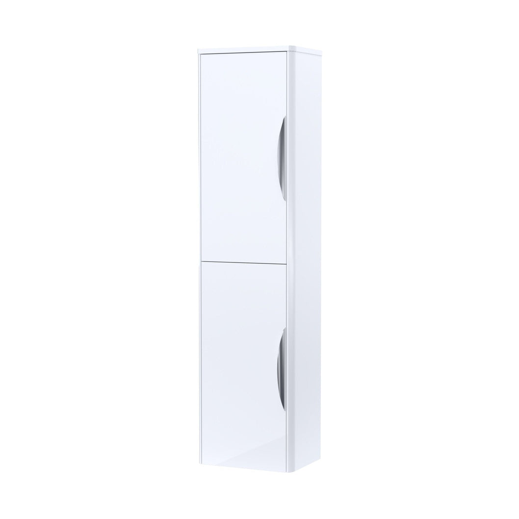 Nuie Parade 350mm Tall Unit Contemporary Gloss White MFC Smooth Matt 1399x356x253mm - JJ Building Materials