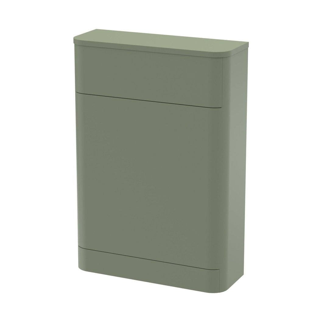 Nuie Parade 550mm Wc Unit Contemporary Satin Green MFC Painted Matt 800x550x205mm - JJ Building Materials