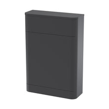 Nuie Parade 550mm Wc Unit Contemporary Soft Black MFC Painted Matt 800x550x205mm - JJ Building Materials