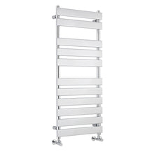 Nuie Piazza Heated Towel Rail Contemporary Chrome Steel 1200x500x59mm - JJ Building Materials