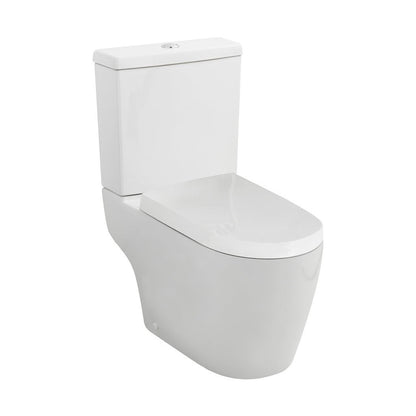 Nuie Provost Semi Flush To Wall Wc Contemporary White Vitreous China 770x410x670mm - JJ Building Materials
