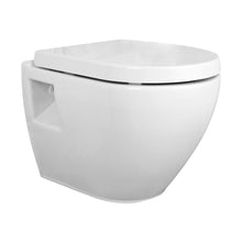 Nuie Provost Wall Hung Pan Contemporary White Vitreous China 350x355x510mm - JJ Building Materials