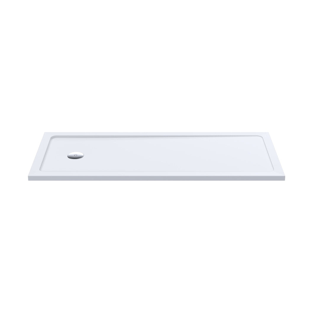Nuie Rectangular Trays Bath Replacement Shower Tray 1700 X 700mm Contemporary White Acrylic Capped ABS Caco3 And Pu - JJ Building Materials