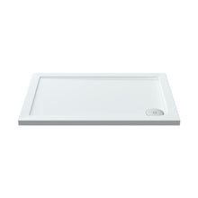 Nuie Rectangular Trays Rectangular Shower Tray 1000 X 700mm Contemporary White Acrylic Capped ABS Caco3 And Pu - JJ Building Materials