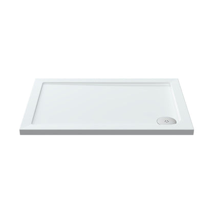 Nuie Rectangular Trays Rectangular Shower Tray 1000 X 700mm Contemporary White Acrylic Capped ABS Caco3 And Pu - JJ Building Materials