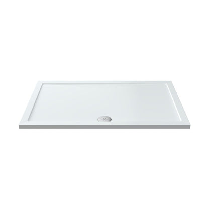Nuie Rectangular Trays Rectangular Shower Tray 1400 X 900mm Contemporary White Acrylic Capped ABS Caco3 And Pu - JJ Building Materials