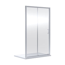 Nuie Rene 1900 X 1700mm Sliding Shower Door Contemporary Chrome Aluminium 1900x1690x44mm - JJ Building Materials