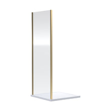 Nuie Rene 1900 X 760mm Side Panel Contemporary Brushed Brass Aluminium 1900x750x31mm - JJ Building Materials