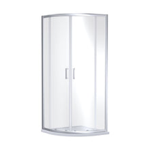 Nuie Rene 1900 X 800 X 800mm Quandrant Shower Enclosure Contemporary Chrome Aluminium 1900x780x780mm - JJ Building Materials