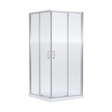 Nuie Rene 1900 X 800mm Corner Entry Contemporary Chrome Aluminium 1900x785x785mm - JJ Building Materials