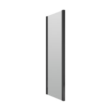 Nuie Rene 1900 X 900mm Side Panel Contemporary Matt Black Aluminium 1900x890x31mm - JJ Building Materials