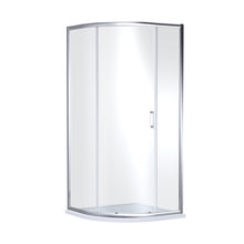 Nuie Rene 1900mm X 900mm Single Entry Quadrant - Chrome Contemporary Aluminium,glass - JJ Building Materials