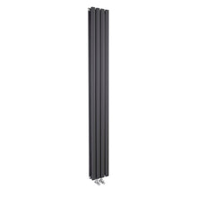 Nuie Revive Compact Designer Radiator Contemporary Anthracite Steel 1800x236x78mm - JJ Building Materials