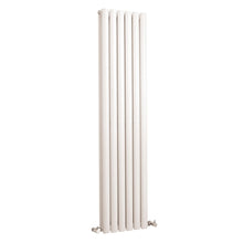Nuie Revive Double Panel Designer Radiator Contemporary White Steel 1500x354x85mm - JJ Building Materials