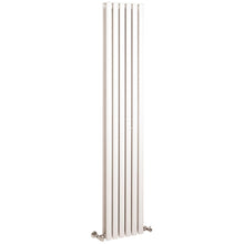 Nuie Revive Double Panel Designer Radiator Contemporary White Steel 1800x354x79mm - JJ Building Materials