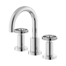 Nuie Revolution 3 Tap Hole Basin Mixer Contemporary Chrome Brass 190x130x175mm - JJ Building Materials