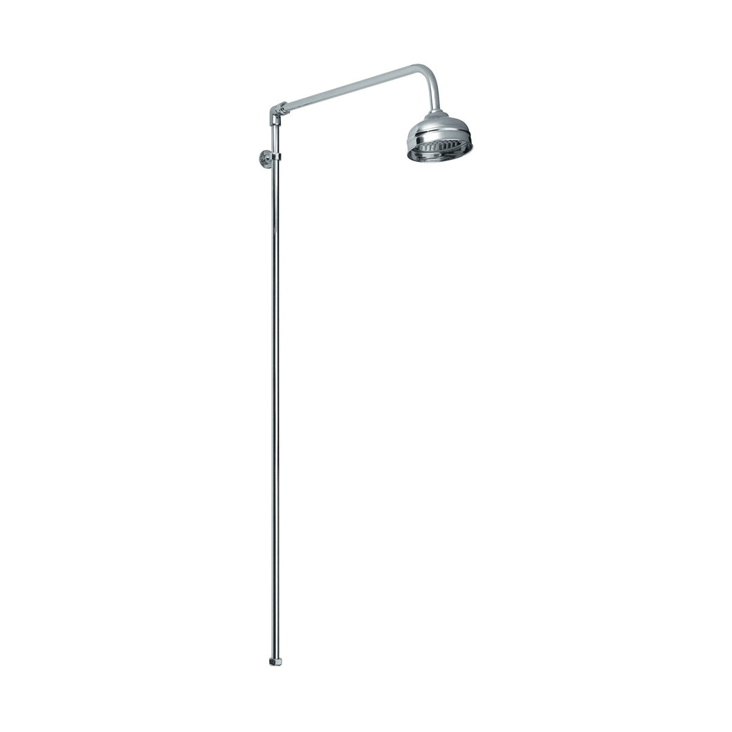 Nuie Rigid Riser Kit Traditional Chrome Brass 1025x100x570mm - JJ Building Materials
