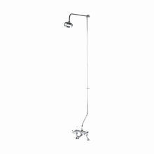 Nuie Rigid Riser Kit Traditional Chrome Brass 1750x70x590mm - JJ Building Materials