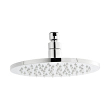 Nuie Round Led Fixed Head Contemporary Chrome Brass 58x200x200mm - JJ Building Materials