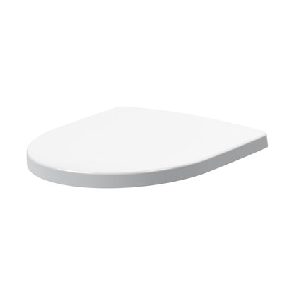 Nuie Round Wrapover Seat Contemporary White Stainless Steel Nylon,urea 43x361x438mm - JJ Building Materials