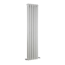 Nuie Salvia Designer Radiator Contemporary White Steel 1500x383x80mm - JJ Building Materials