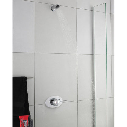 Nuie Sequential Thermostatic Shower Valve Contemporary Chrome Brass 110x205x152mm - JJ Building Materials