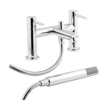 Nuie Series Two Bath Shower Mixer Contemporary Chrome Brass,brass ABS 142x226x146mm - JJ Building Materials