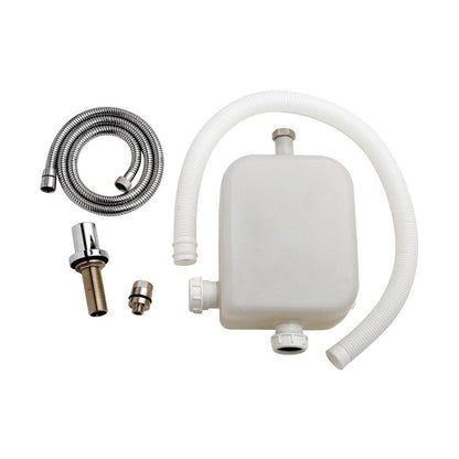Nuie Shower Accessories Deck Shower Kit Contemporary Chrome Plastic 90x220x335mm - JJ Building Materials