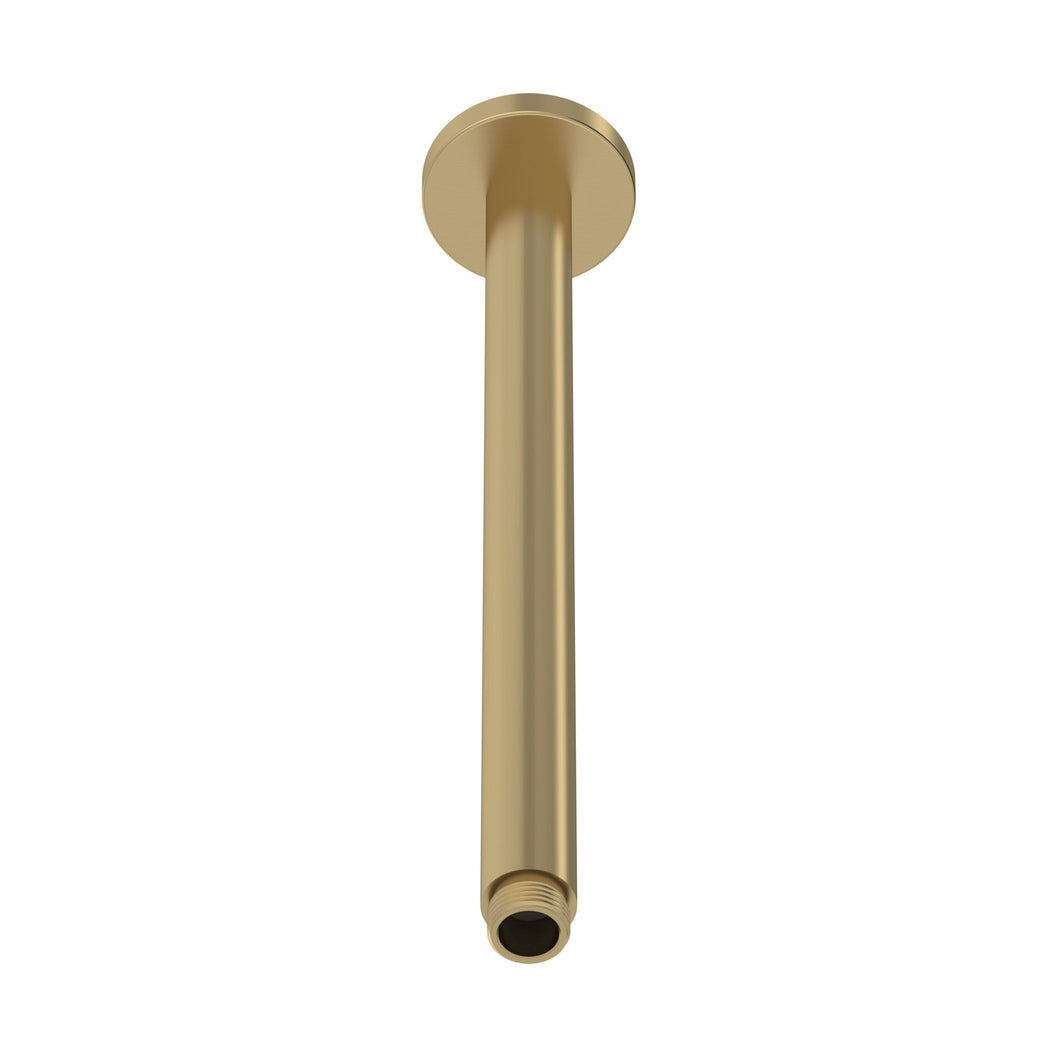 Nuie Shower Arms Ceiling-mounted Arm Contemporary Brushed Brass Brass 380x60x60mm - JJ Building Materials