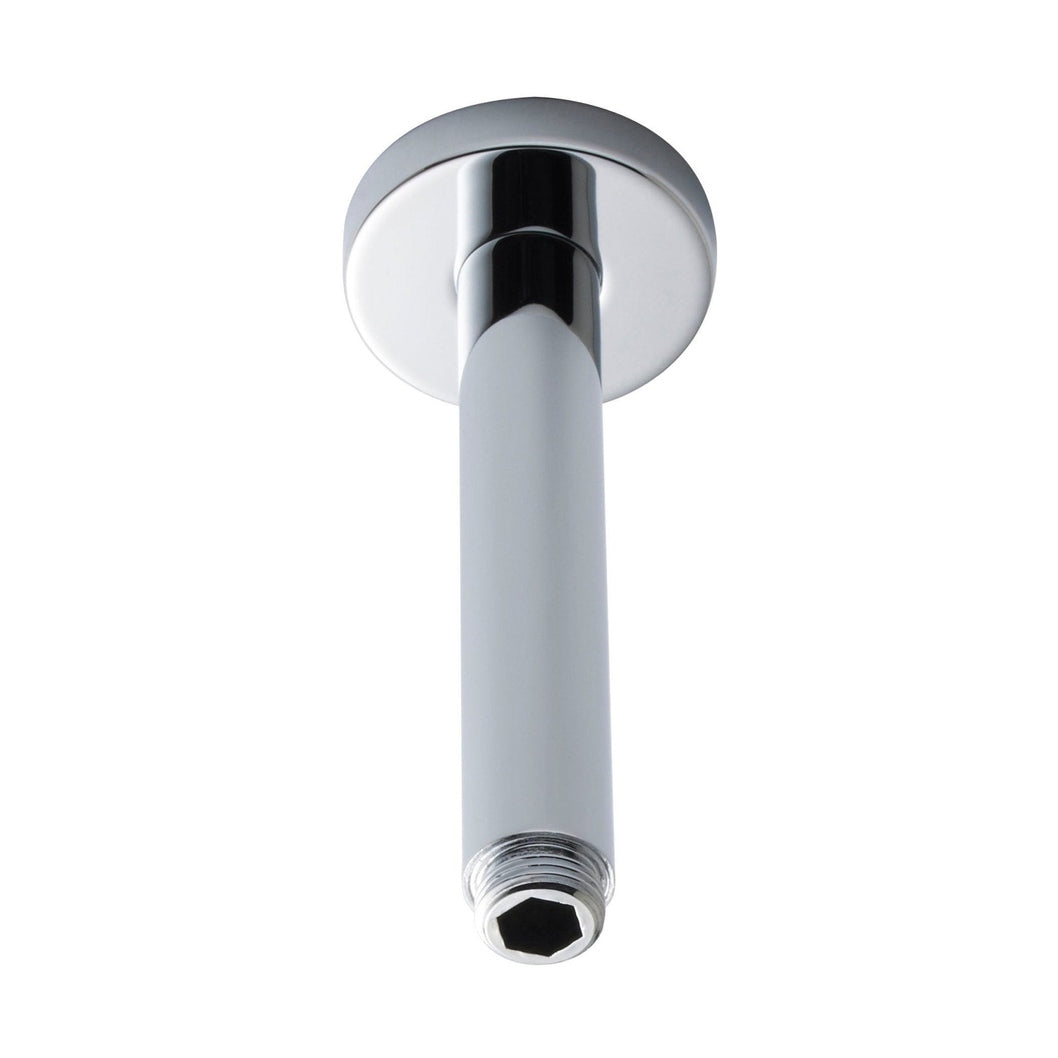 Nuie Shower Arms Ceiling-mounted Arm Contemporary Chrome Brass 210x63x63mm - JJ Building Materials